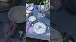 Сервировка стола в стиле Прованс