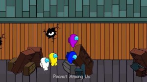Minion Monster VS Among Us Part 2 - 어몽어스 VS 좀비 애니메이션 Thomas train- Peanut Among us Zombie Animation