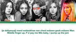 [KARAOKE] BLACKPINK - BOOMBAYAH (5 members ver.) (easy Lyrics)