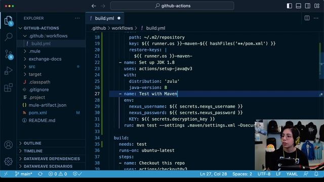 Part 3: CI/CD pipeline with MuleSoft and GitHub Actions - MUnit testing смотреть онлайн