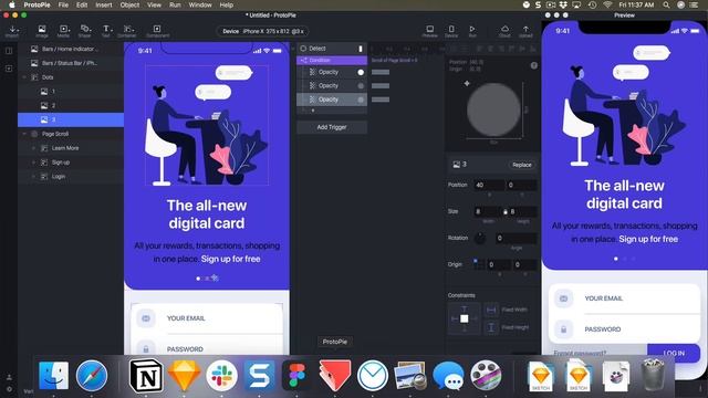 Page Scroll Position in ProtoPie 4 смотреть онлайн
