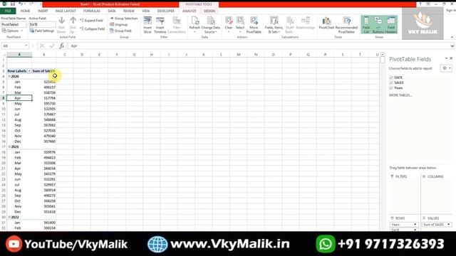 Pivot Table in Excel 2022 | How to Use Pivot Table in Excel | Excel Tips and Tricks 2022