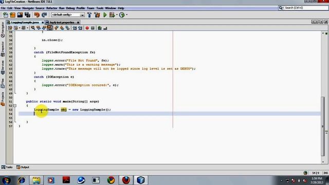 Log file creation for real time java applications смотреть онлайн