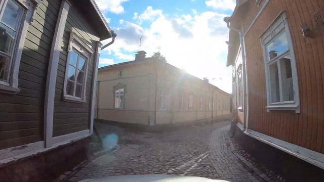GoPro 4K Driving in Rauma's Old Town - Finland