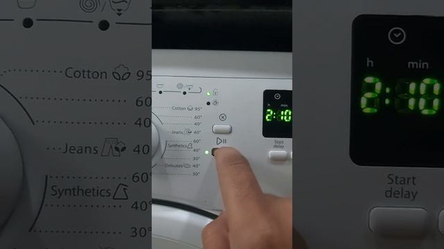 Whirepool washing machine play button issues