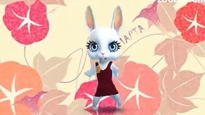 Зайчик поет песню улыбайся!!!!