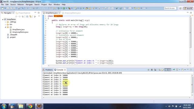 How to store long values in Java Array? | Java Array (long values) | Java Tutorial