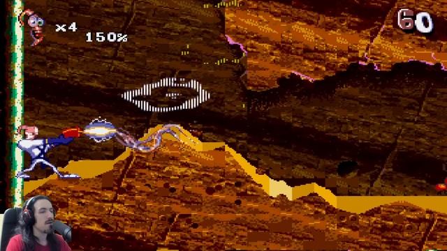 Червяк Джим 2 на Сеге. смотреть онлайн