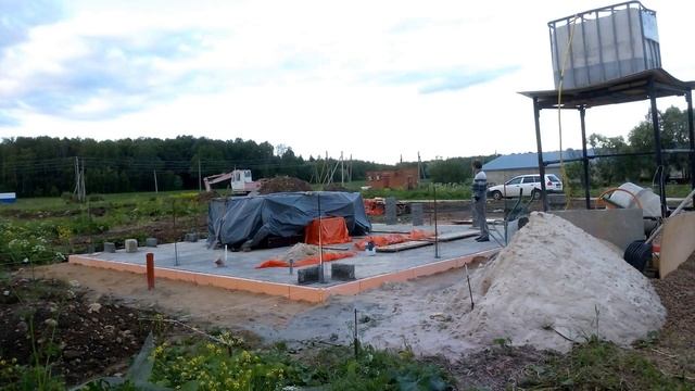 Домик из керамобетона на теплой плите смотреть онлайн