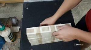 Изготовление торцевой разделочной доски с эффектом плетения - корзинка.