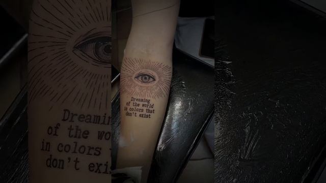 Татуировка Глаз реалистичный | Realistic eye tattoo | KOLESNIKTATTOOART MOSCOW