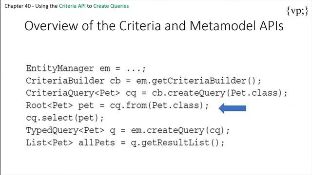 40 - Using the Criteria API to Create Queries смотреть онлайн