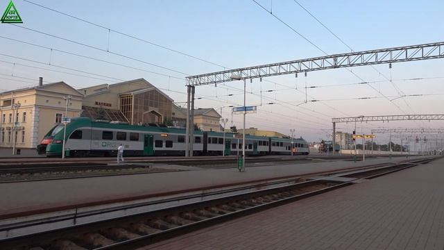 Из Гомеля в Гродно на поезде №631. В уютном купе через всю Беларусь. ЮРТВ 2019 #394