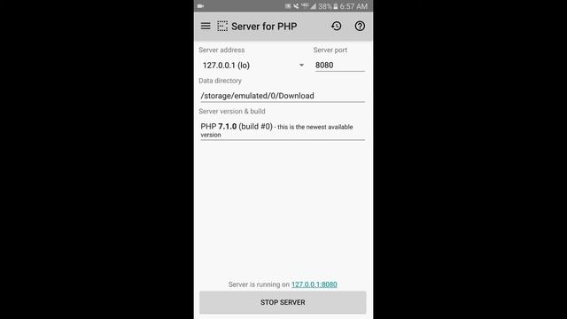 How to start a PHP server on android смотреть онлайн