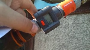 Счётчик на воду Gardena 08188 для сада огорода, полезная вещь, краткий обзор.