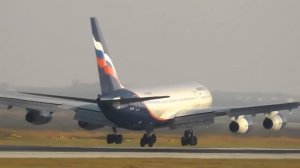 Aeroflot IL-96-300|HD Landing at LCLK|Larnaca Intl. Plane Spotting