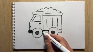 Как нарисовать грузовик [Искусство для детей]