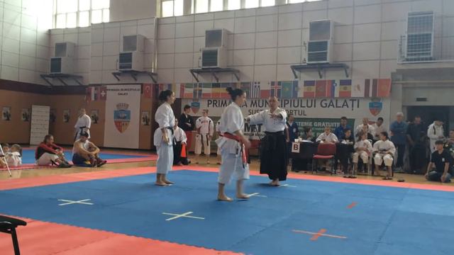 Camelia Valceanu - Karate Traditional - Kumite - European Championship смотреть онлайн