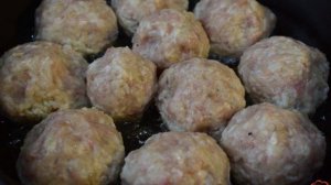 Мясные тефтели с рисом