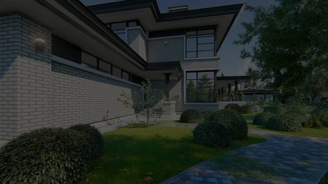 Проект коттеджа в стиле Райта смотреть онлайн