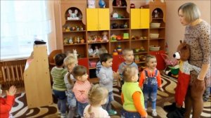Утренняя гимнастика в первой младшей группе "Почемучки" 2016 год