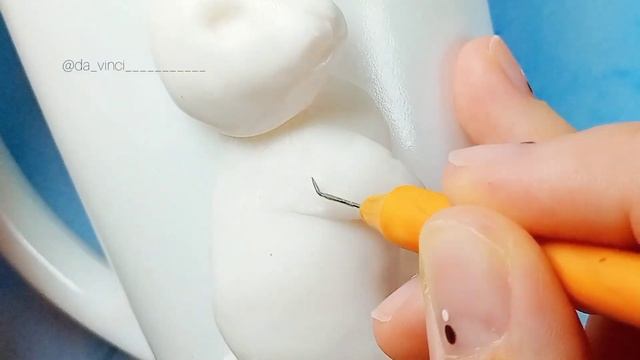 Кролик из полимерной глины / кролик из глины своими руками / мастер класс по лепке