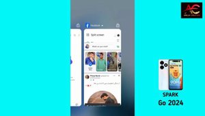 TECNO SPARK Go 2024 split screen | how to split screen in TECNO SPARK Go 2024