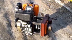 Эластичная муфта для двигателя самодельного минитрактора