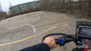 Начало движения и остановка на мотоцикле в первый раз