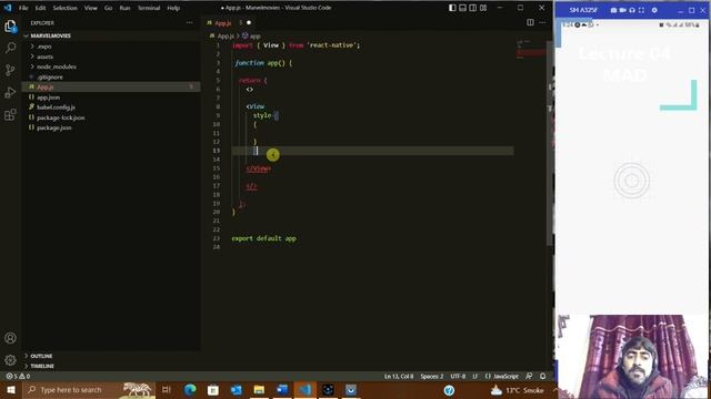 Android & IOS Development | Lecture 04  | UI & UX, Explain Aap.js, Basic app Design | Hindi / Urdu