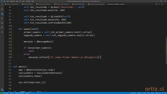 Python Curso V2: 401 3/4 Calculadora Básica con Interfaz Gráfica de Usuario (GUI) con PyQt5 смотреть онлайн