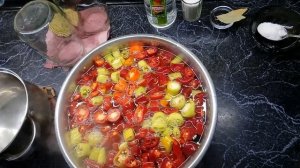 Закатываем маринованный острый перец на зиму!!!