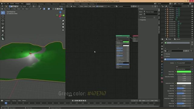 Making a Low Poly Smurfs Village in Blender 2.9 смотреть онлайн