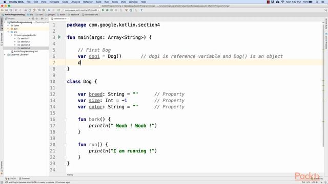 Learn Kotlin Programming: Defining a Class in Kotlin| packtpub.com