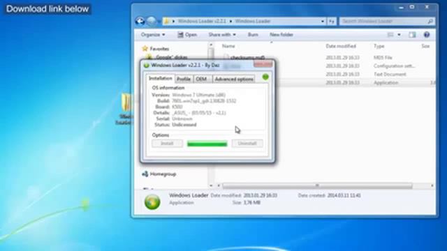 Windows Loader 2.2.2 PERMANENT WINDOWS 7 ACTIVATION
