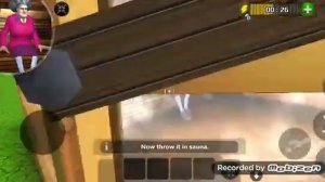Игра злая учительница 3d  заперла училку в сауне и пошла в дом играть и потом бросила это штуку как
