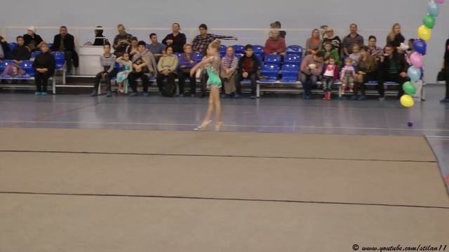 Открытый турнир по худож. гимнастике "Осенний листопад". 9.11.2014. Ханнанова Алиса смотреть онлайн