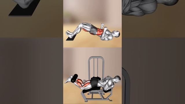 Leg workout at gym & home, APP link in BIO. ?? смотреть онлайн