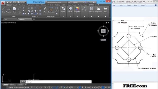 AutoCAD 2D Course | T3 Blocks & Annotations | FREEcom смотреть онлайн