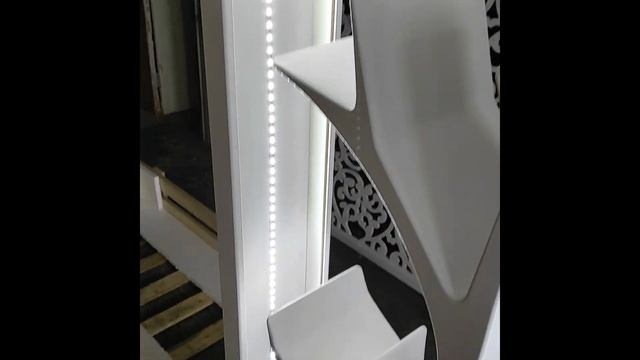 Объёмная перегородка ДЕРЕВО с подсветкой - внутреннее устройство. decorative panel with backlight смотреть онлайн