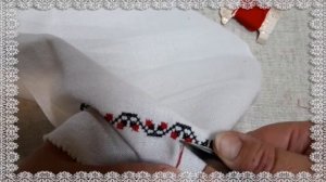 "Рушник ручной работы в традиционной народной вышивке"