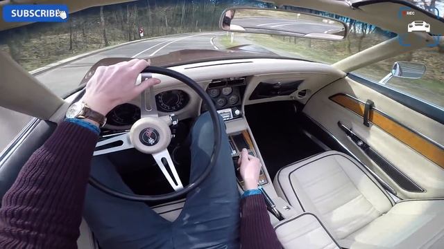Chevrolet Corvette Stingray C3 1972 350 V8 POV LOUD! Test Drive by AutoTopNL смотреть онлайн
