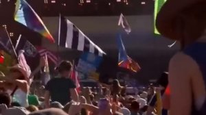 Is this the latest Coincidence? - Lewis Capaldi at Glastonbury Music Festival.