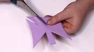 САМЫЙ БЫСТРЫЙ БАНТИК ИЗ ФОАМИРАНА /  Как сделать бант без шаблона / DIY Easy Foamiran Bow