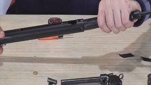 Stoeger X20, замена витой пружины на ГП, замена манжеты и сальника, стрельба через хрон