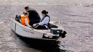 Альпина GT 400 в деле Ямаха 9.9 СХОДКА БЕЗ ЖИЛЕТОВ, МЧС и ПОЛИЦИИ