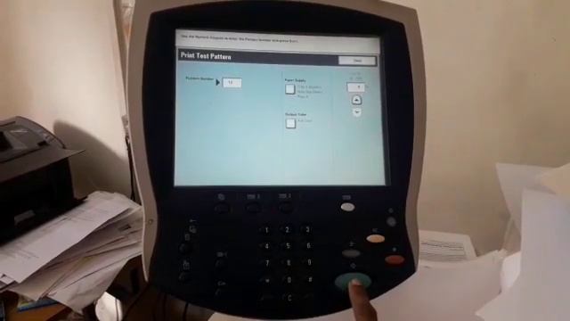 Print test pattern demo page in Xerox DC 240,242,250,252,550,560 смотреть онлайн