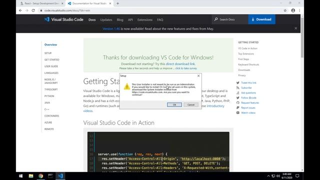 React - Setup Development Environment