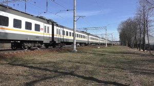 Электропоезд ЭП2Д-0176 (ЦППК) пригородный поезд №6717 Фаустово - Москва (Казанский вокзал).