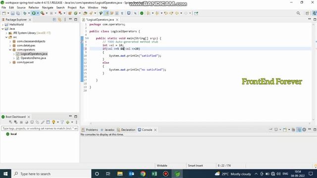Logical Operators In Java In Tamil | Java Spring Boot Tutorial For Beginners In Tamil |